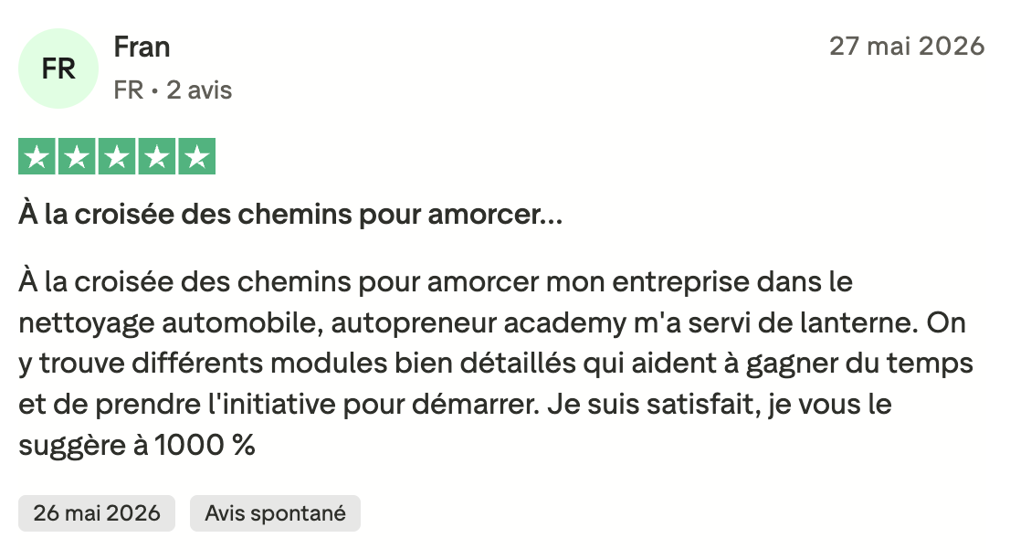 Avis Trustpilot