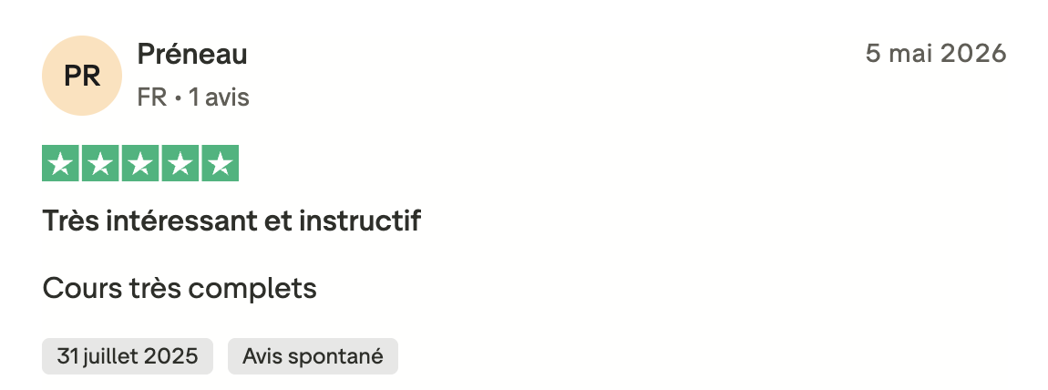 Avis Trustpilot